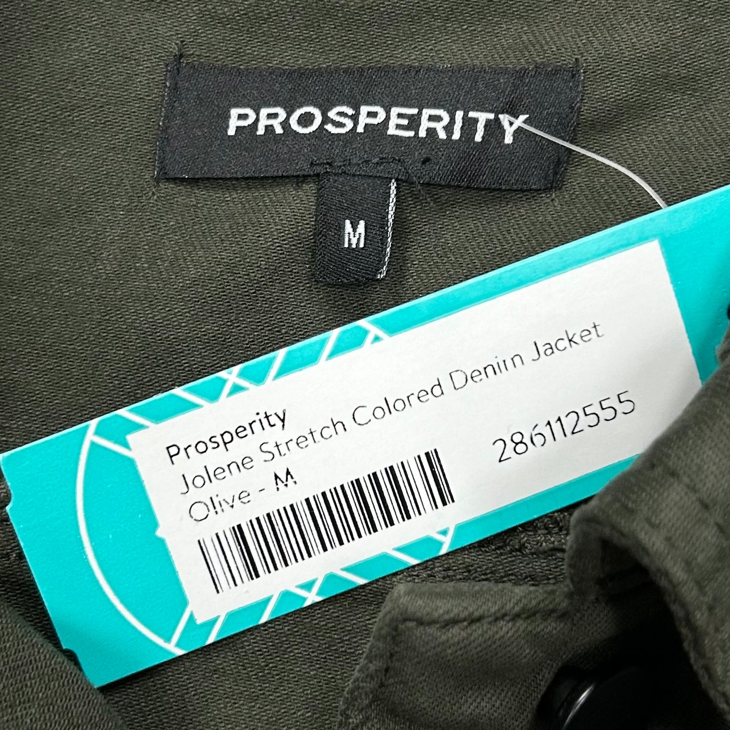 Jacket Denim By Prosperity In Green, Size: M