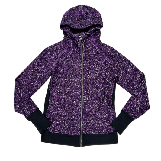 Athletic Jacket By Lululemon in Purple, Size: M