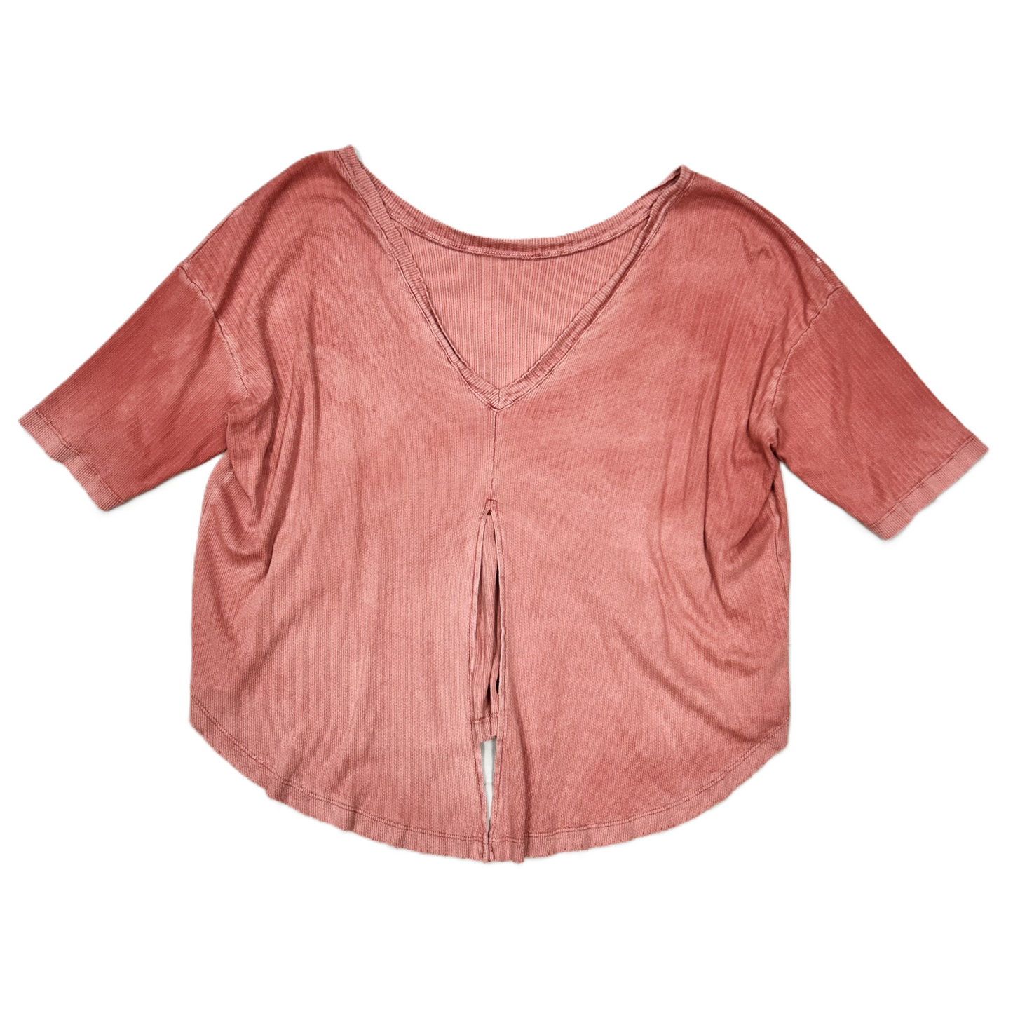 Top Long Sleeve By Free People In Coral, Size: L