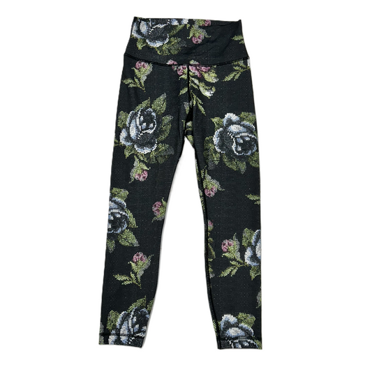 Athletic Leggings By Lululemon In Floral Print, Size: S