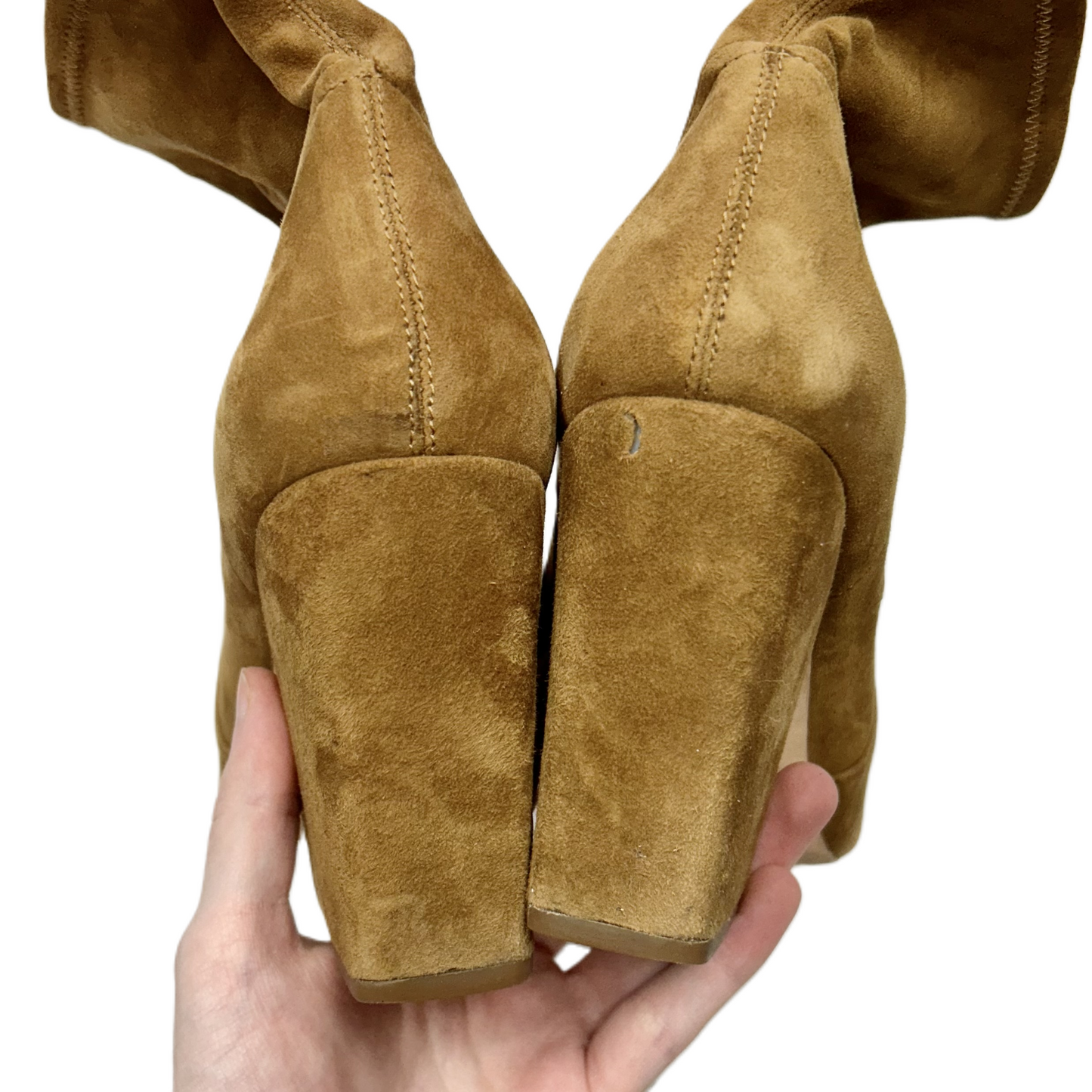 Boots Ankle Heels By Loeffler Randall In Tan, Size: 9.5