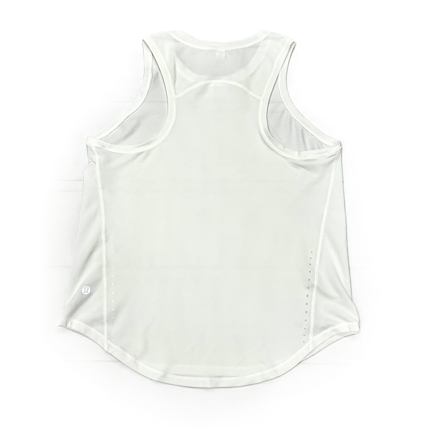 Athletic Tank Top By Lululemon In White, Size: S