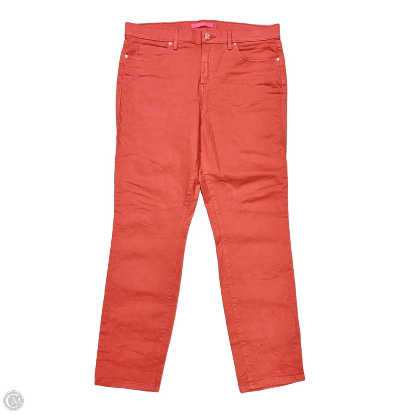 Pants Designer By Lilly Pulitzer In Coral, Size: 12