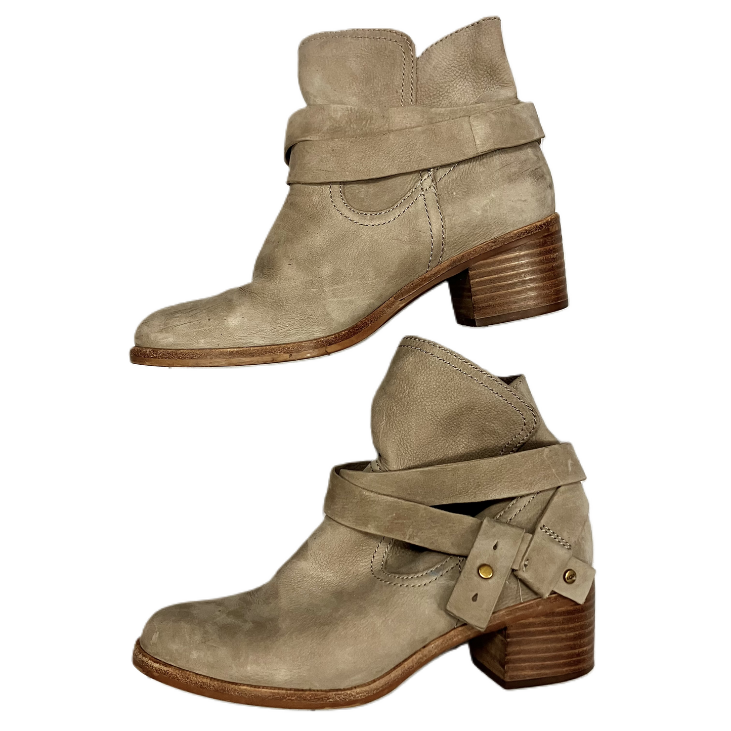 Boots Designer By Ugg In Taupe, Size: 6.5