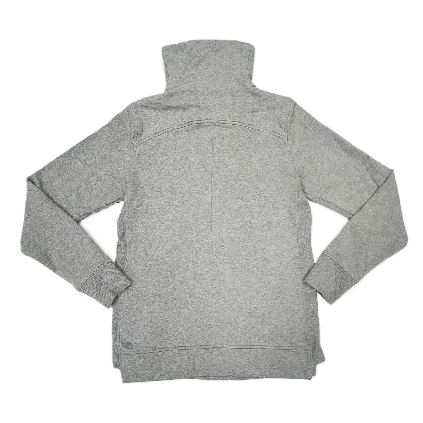 Athletic Sweatshirt Collar By Lululemon In Grey, Size: S