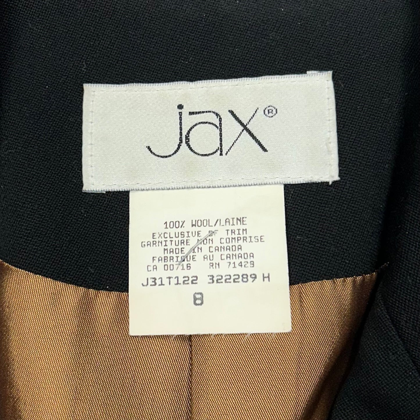 Jacket Other By Jax In Black, Size: M