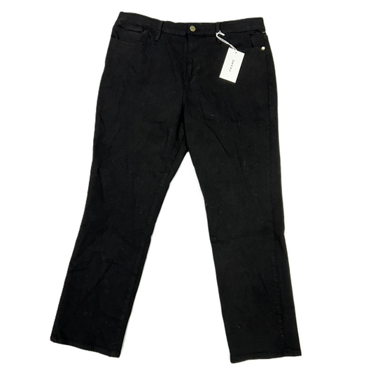 Jeans Skinny By Frame In Black, Size: 16