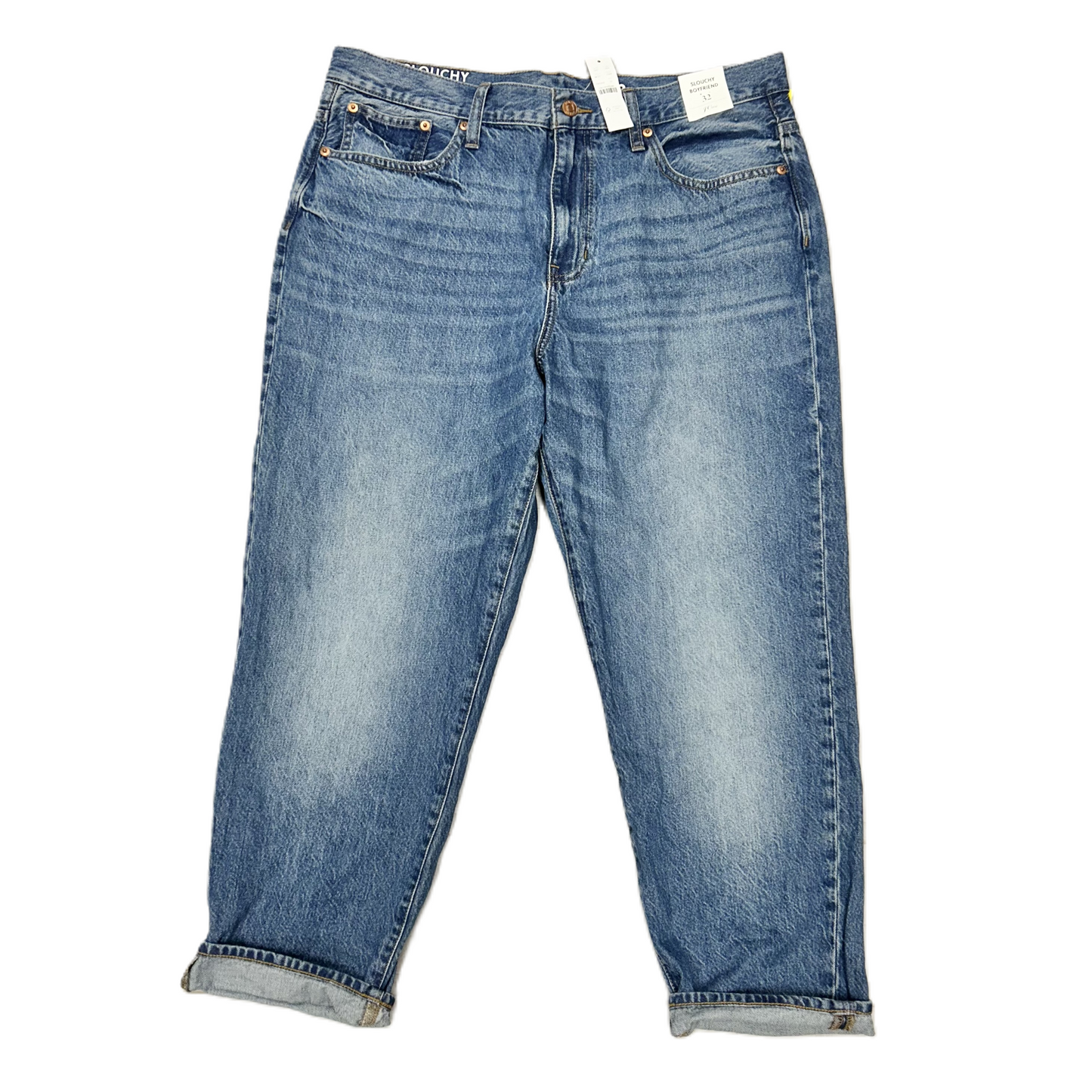 Jeans Boyfriend By J. Crew In Blue Denim, Size: 14