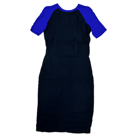 Dress Casual Midi By Alc In Black & Blue, Size: S