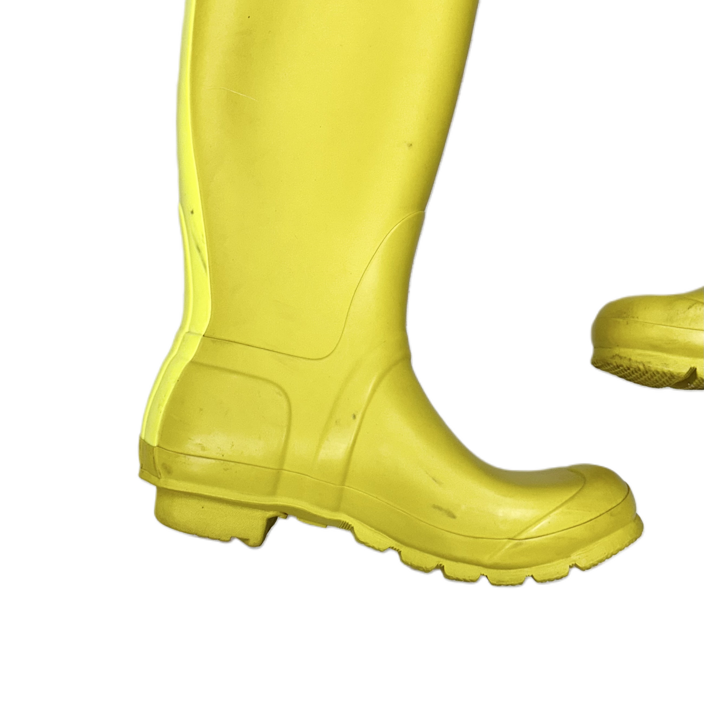 Boots Rain By Hunter In Yellow, Size: 8