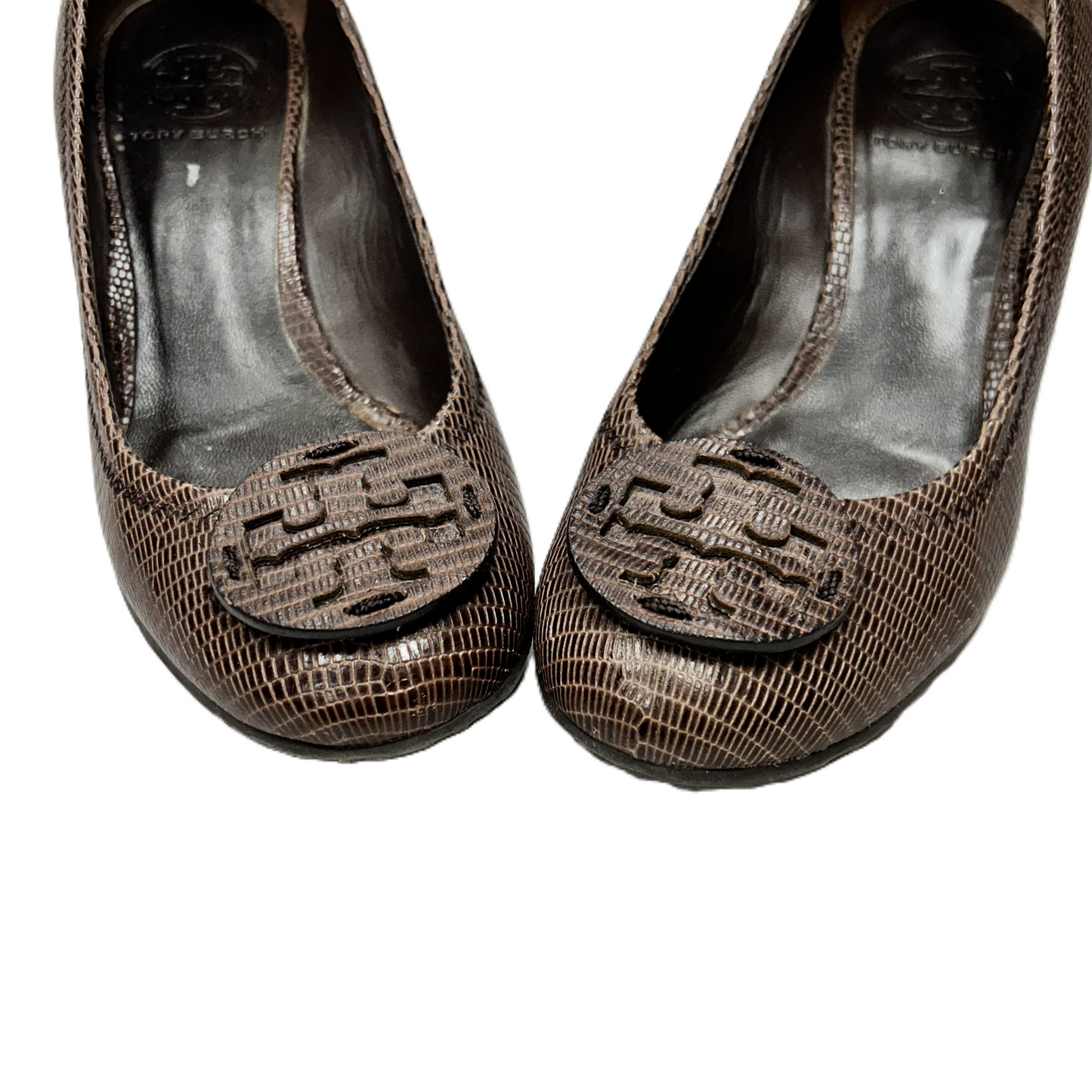 Shoes Designer By Tory Burch In Brown, Size: 7