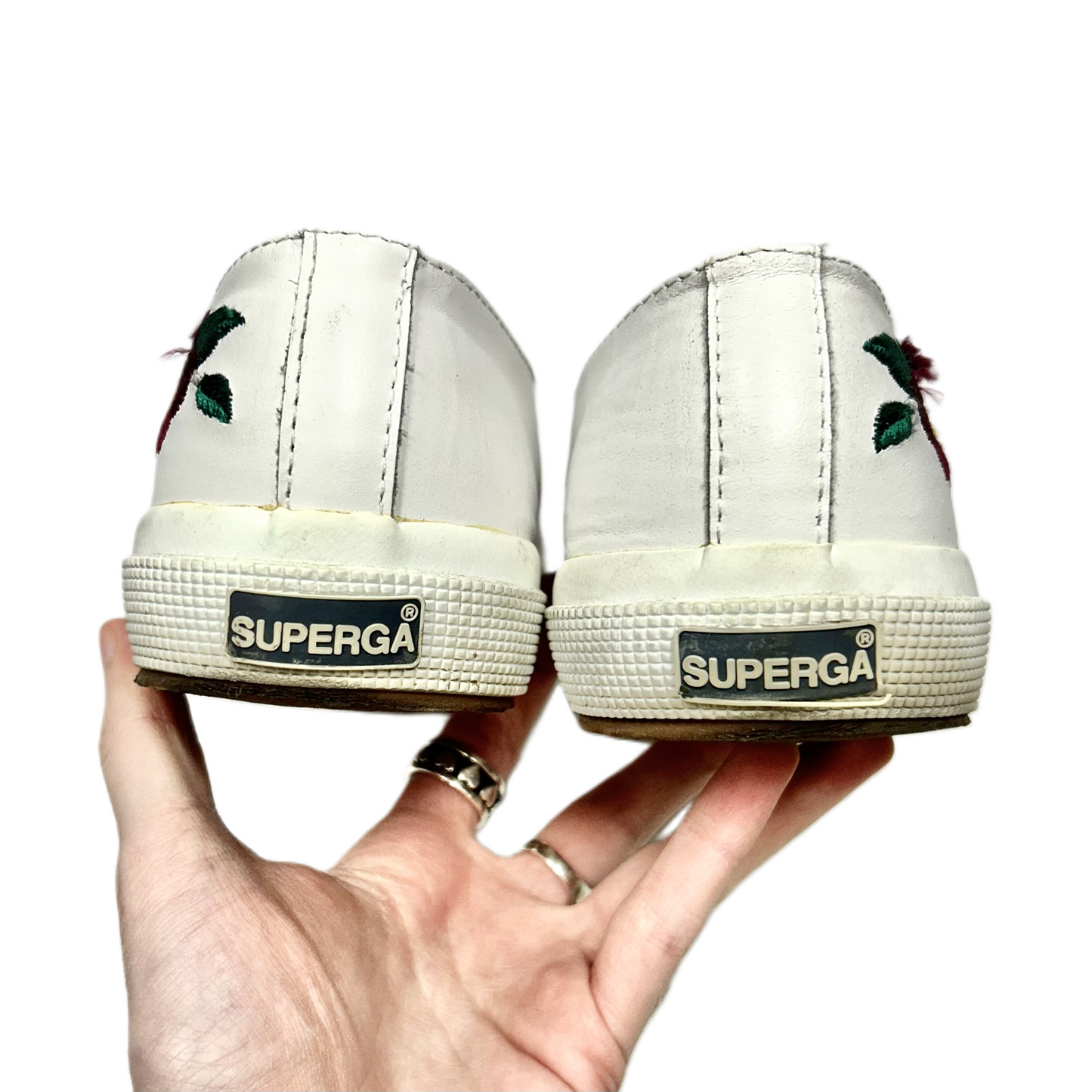 Shoes Sneakers By Superga In White, Size: 8