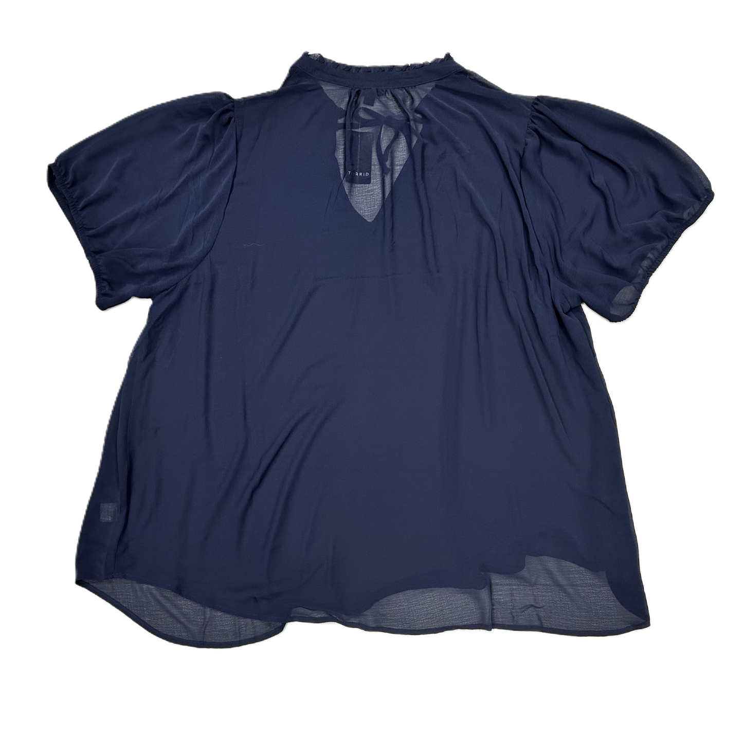 Top Short Sleeve By Torrid In Navy, Size: 4x