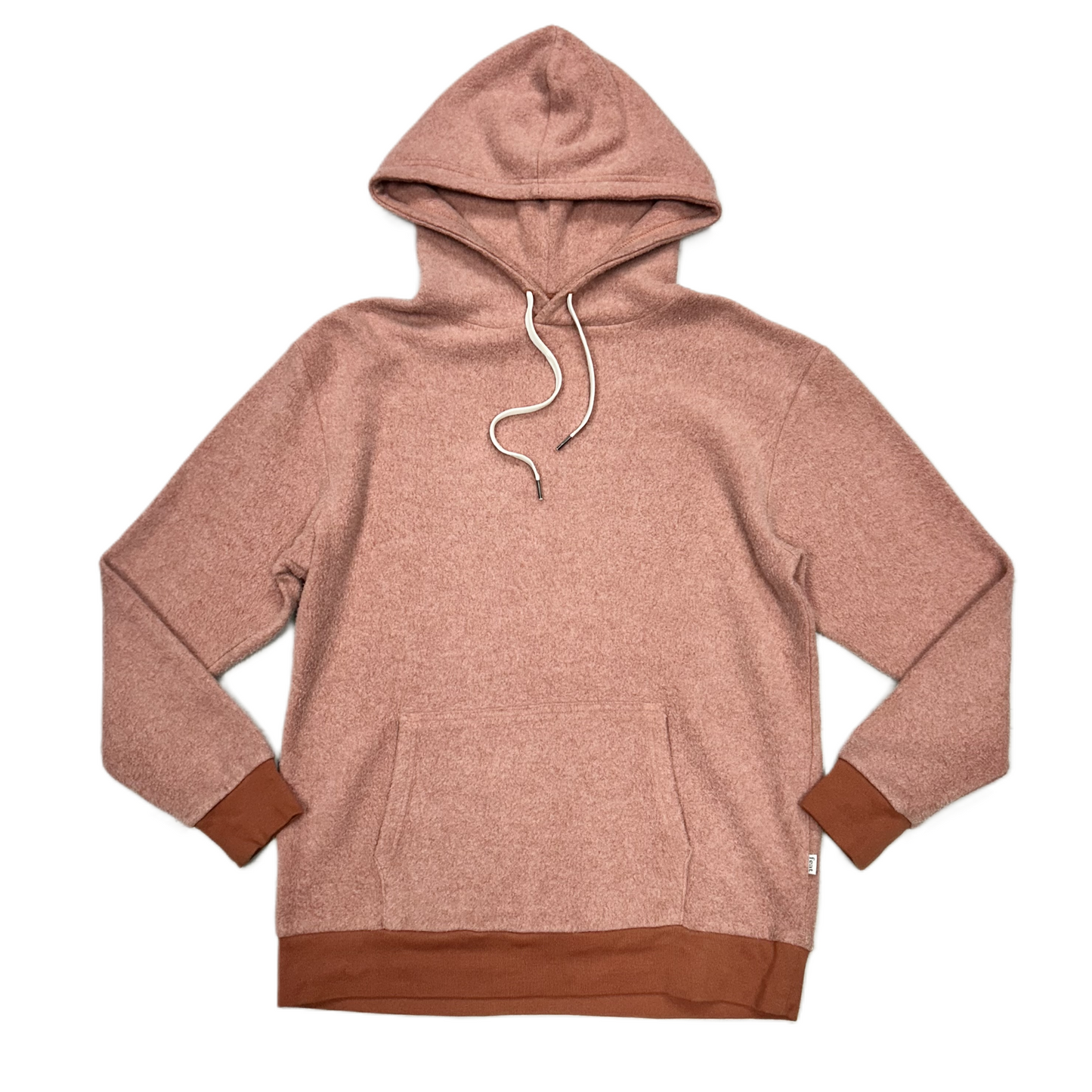 Sweatshirt Hoodie By Feat In Coral, Size: M