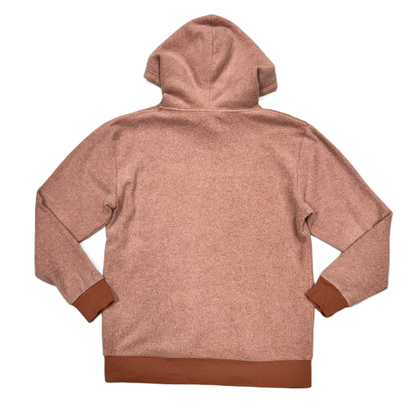 Sweatshirt Hoodie By Feat In Coral, Size: M