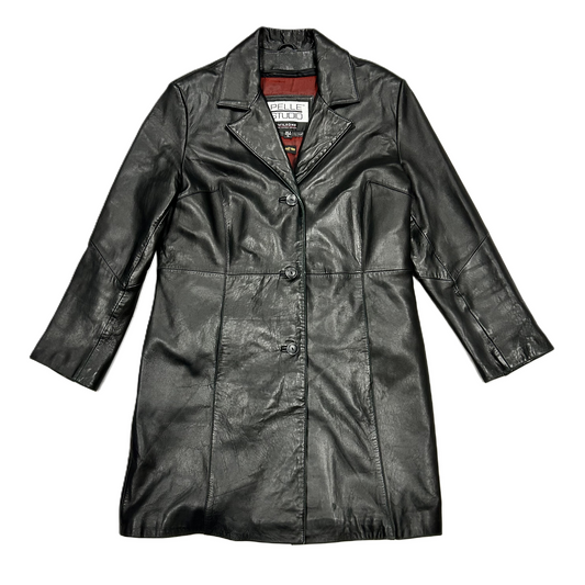 Jacket Leather By Wilsons Leather In Black, Size: Xl