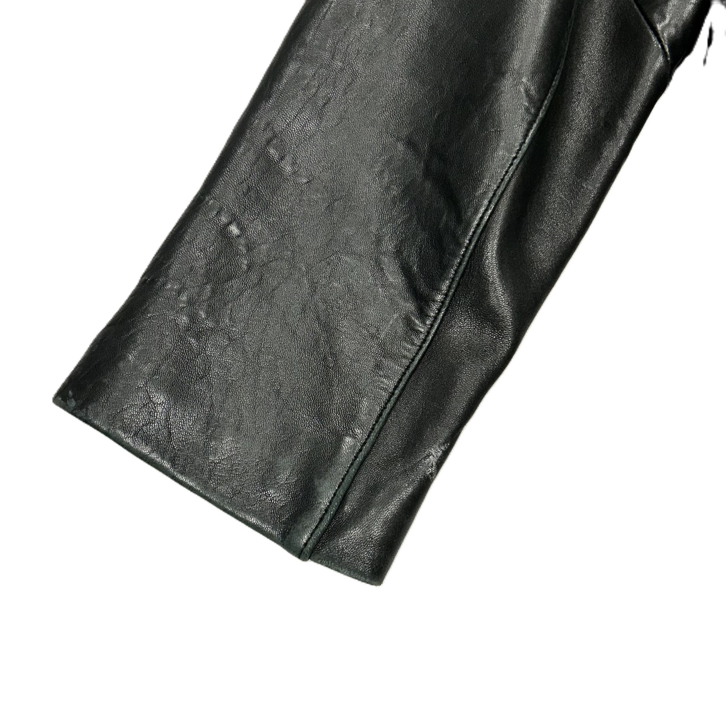 Jacket Leather By Wilsons Leather In Black, Size: Xl