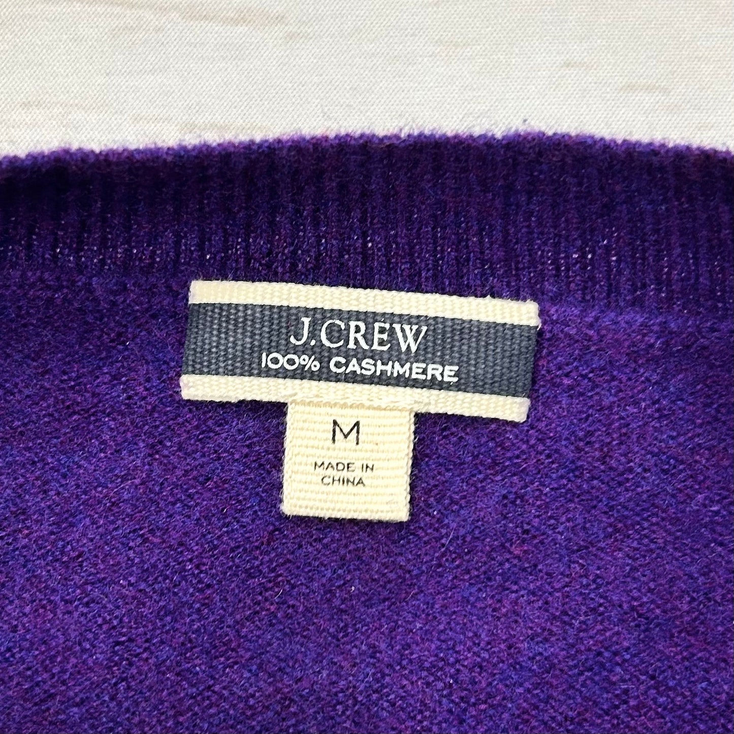 Sweater Cashmere By J. Crew In Purple, Size: M