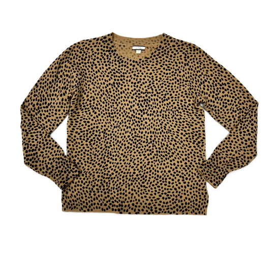 Sweater Cashmere By J. Crew In Leopard Print, Size: M