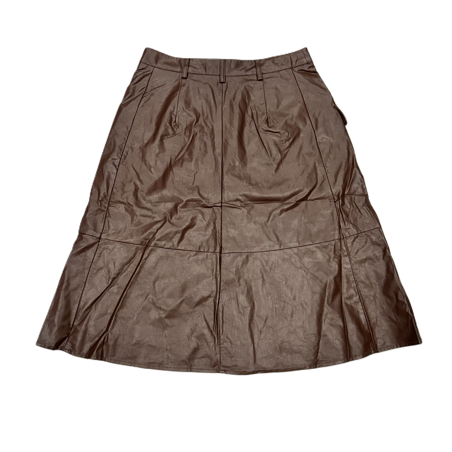 Skirt Midi By Banana Republic In Brown, Size: 4p