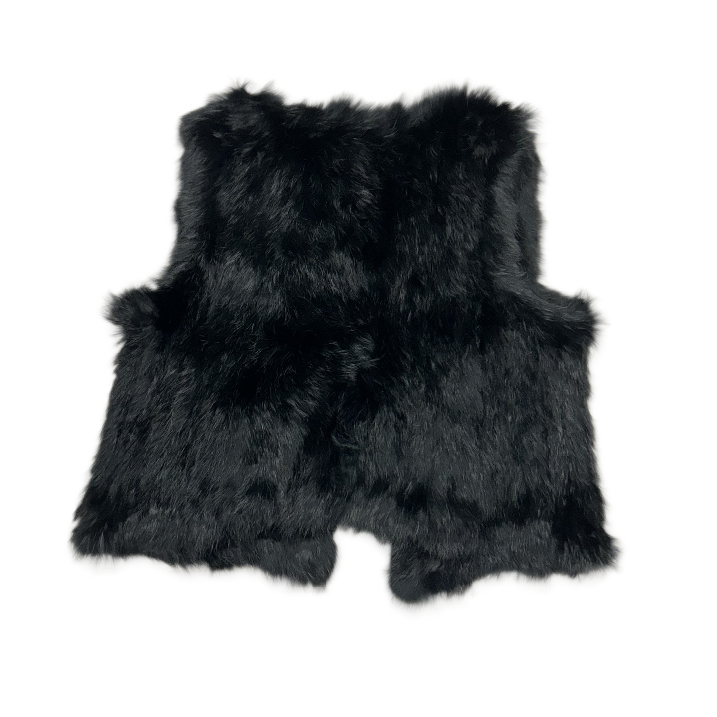 Vest Rabbit Fur By 525 America In Black, Size: S