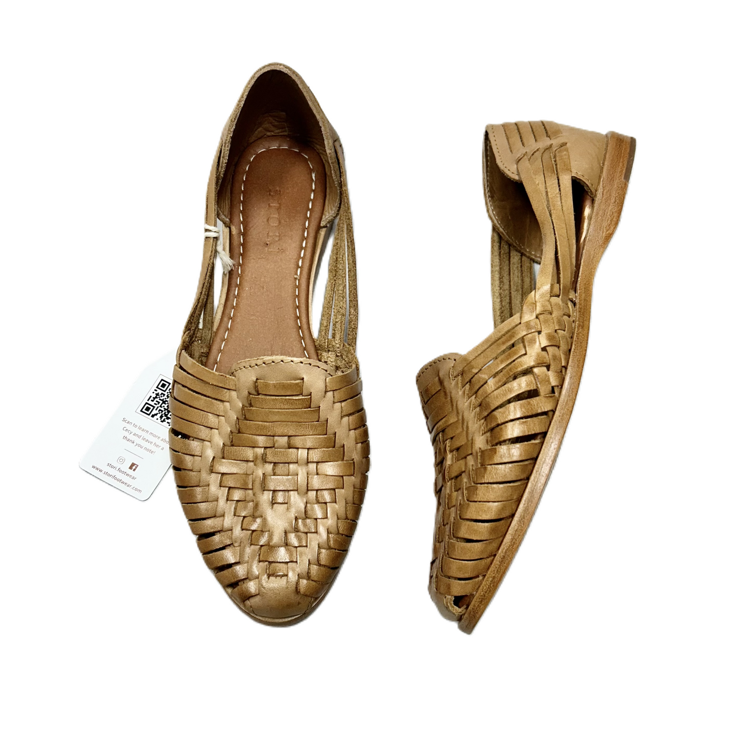 Shoes Flats By StorinIn Tan, Size: 8.5