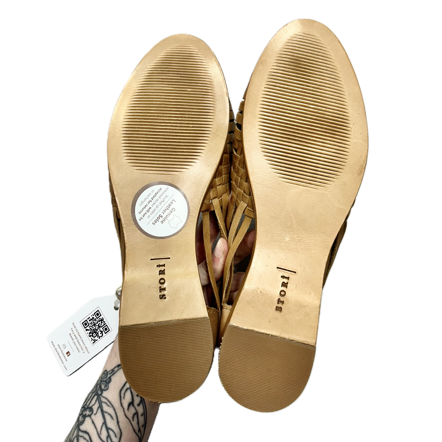 Shoes Flats By StorinIn Tan, Size: 8.5