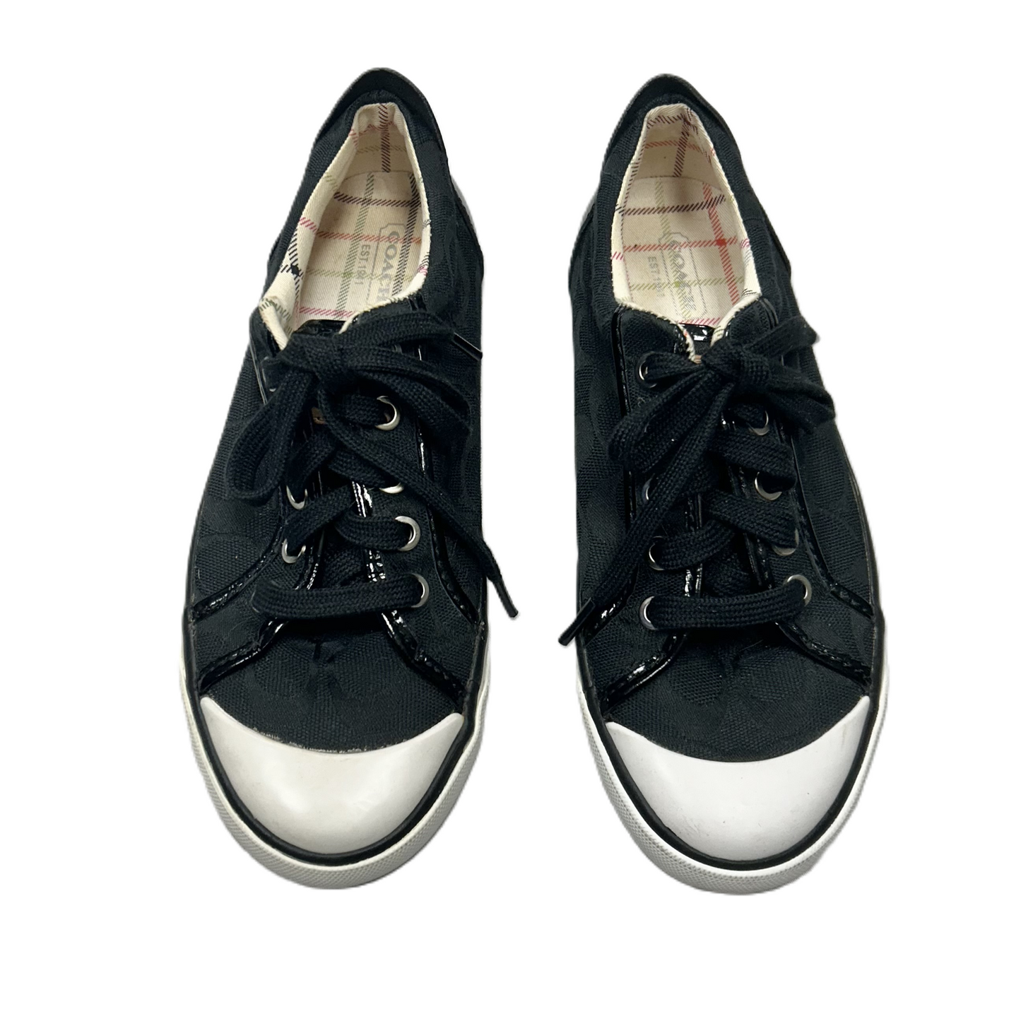 Shoes Designer By Coach In Black, Size: 6