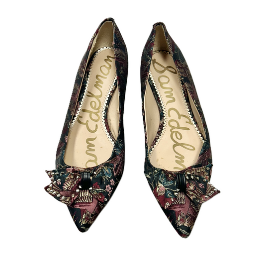 Shoes Flats By Sam Edelman In Floral Print, Size: 8.5