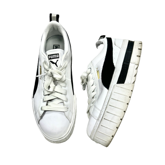 Shoes Sneakers Platform By Puma In Black & White, Size: 8