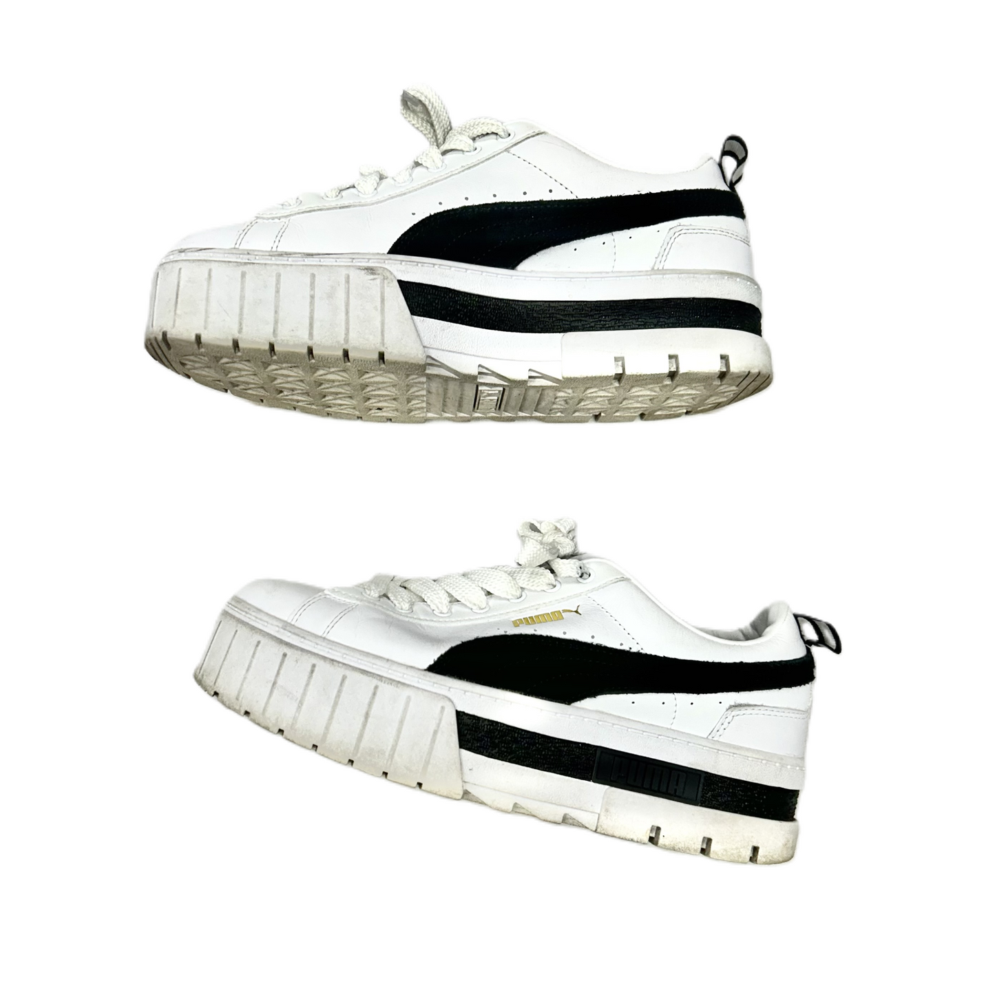 Shoes Sneakers Platform By Puma In Black & White, Size: 8