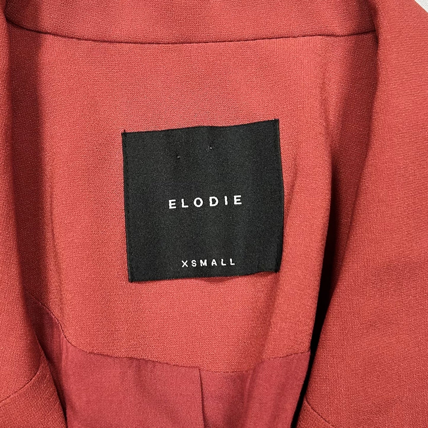 Blazer By Elodie In Red, Size: Xs