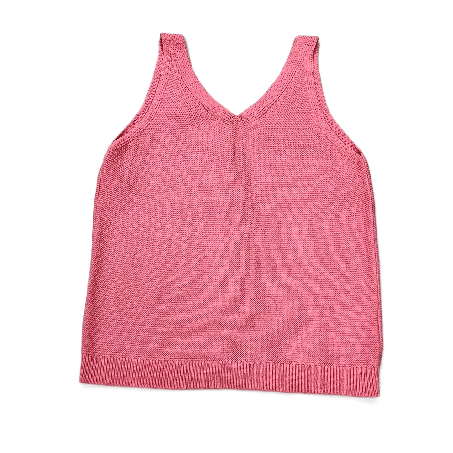 Sweater Short Sleeve By Loft In Pink, Size: S