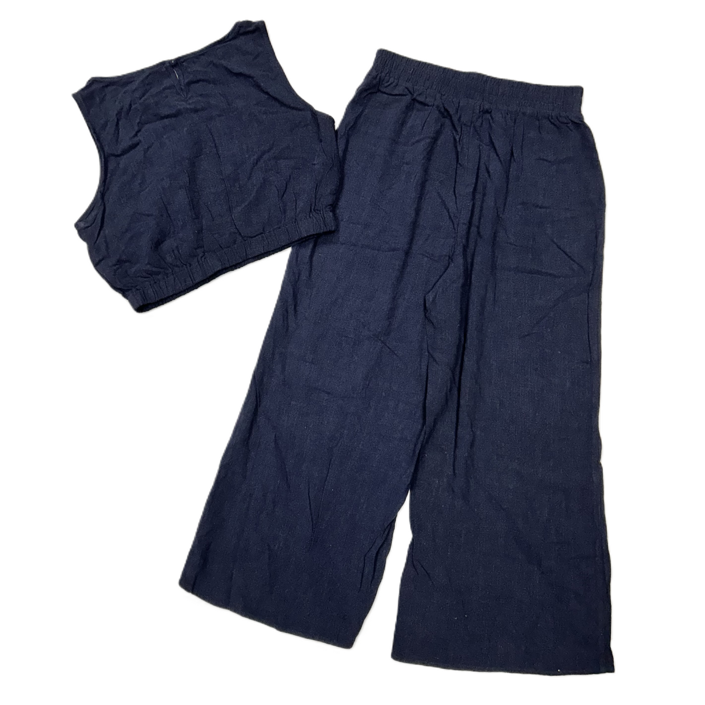 Pants Set 2pc By Anrabess r In Navy, Size: S