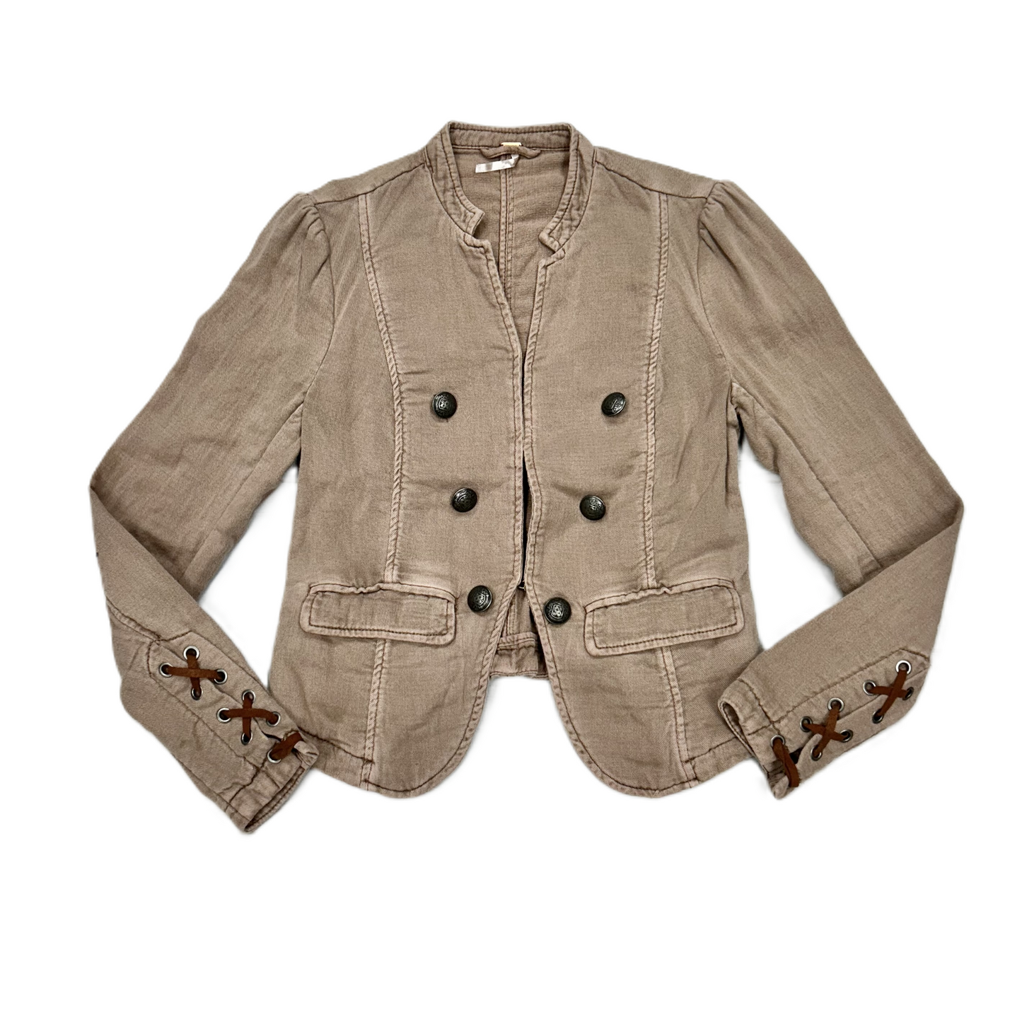 Jacket Moto By Free People In Brown, Size: Xs