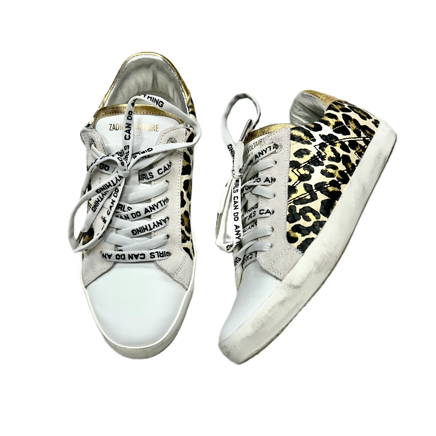 Shoes Sneakers By Zadig And Voltaire In Leopard Print, Size: 8