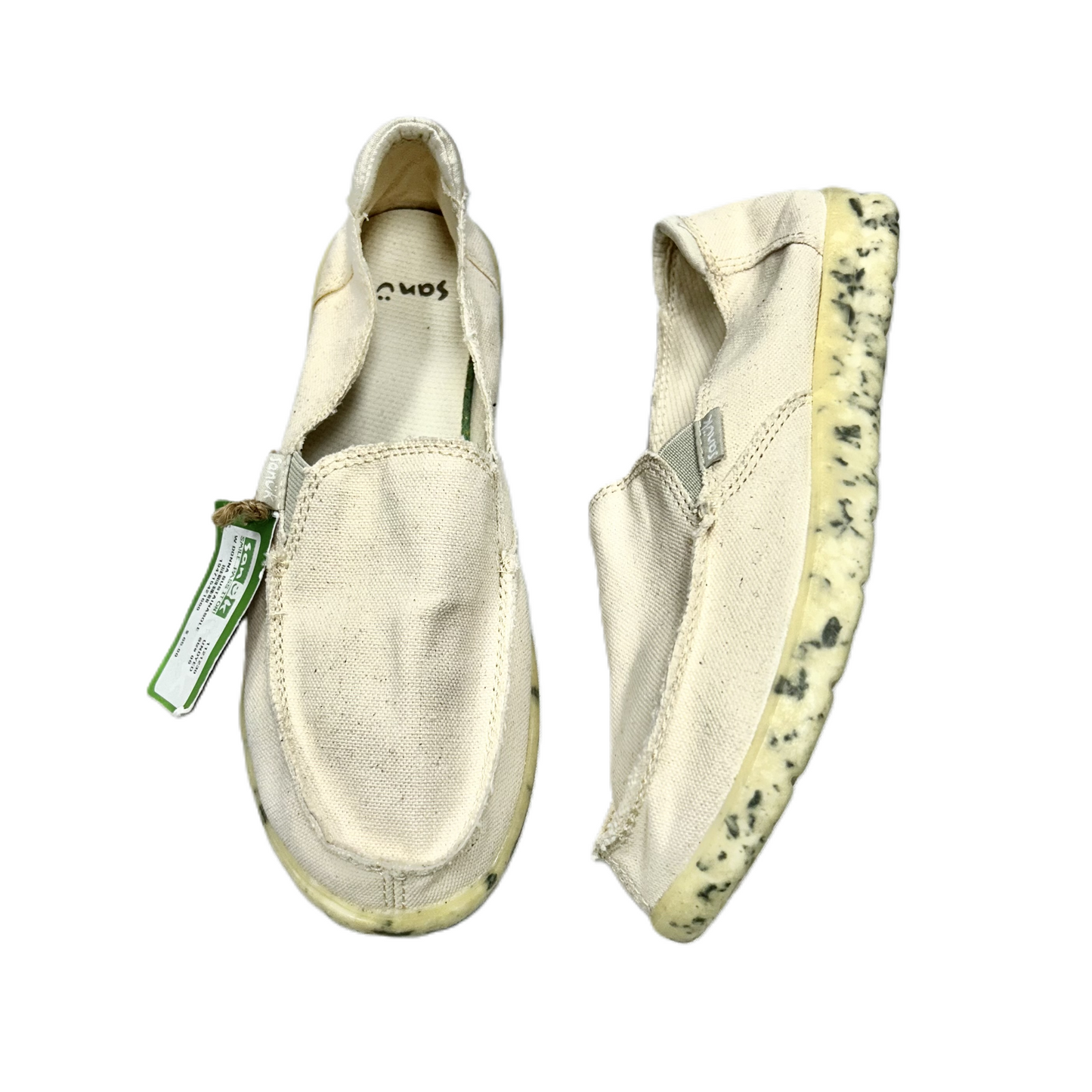 Shoes Flats By Sanuk In Cream, Size: 6