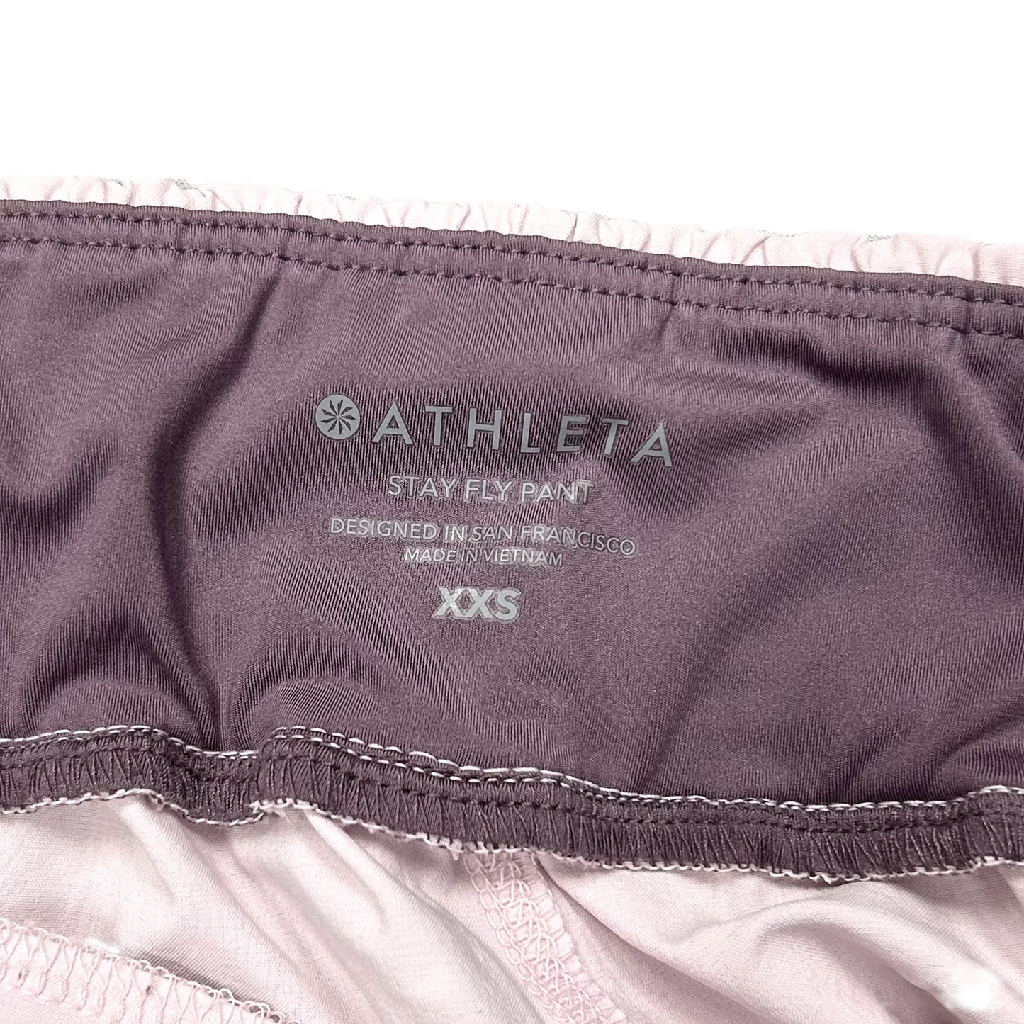 Athletic Pants By Athleta In Pink & Purple, Size: Xxs