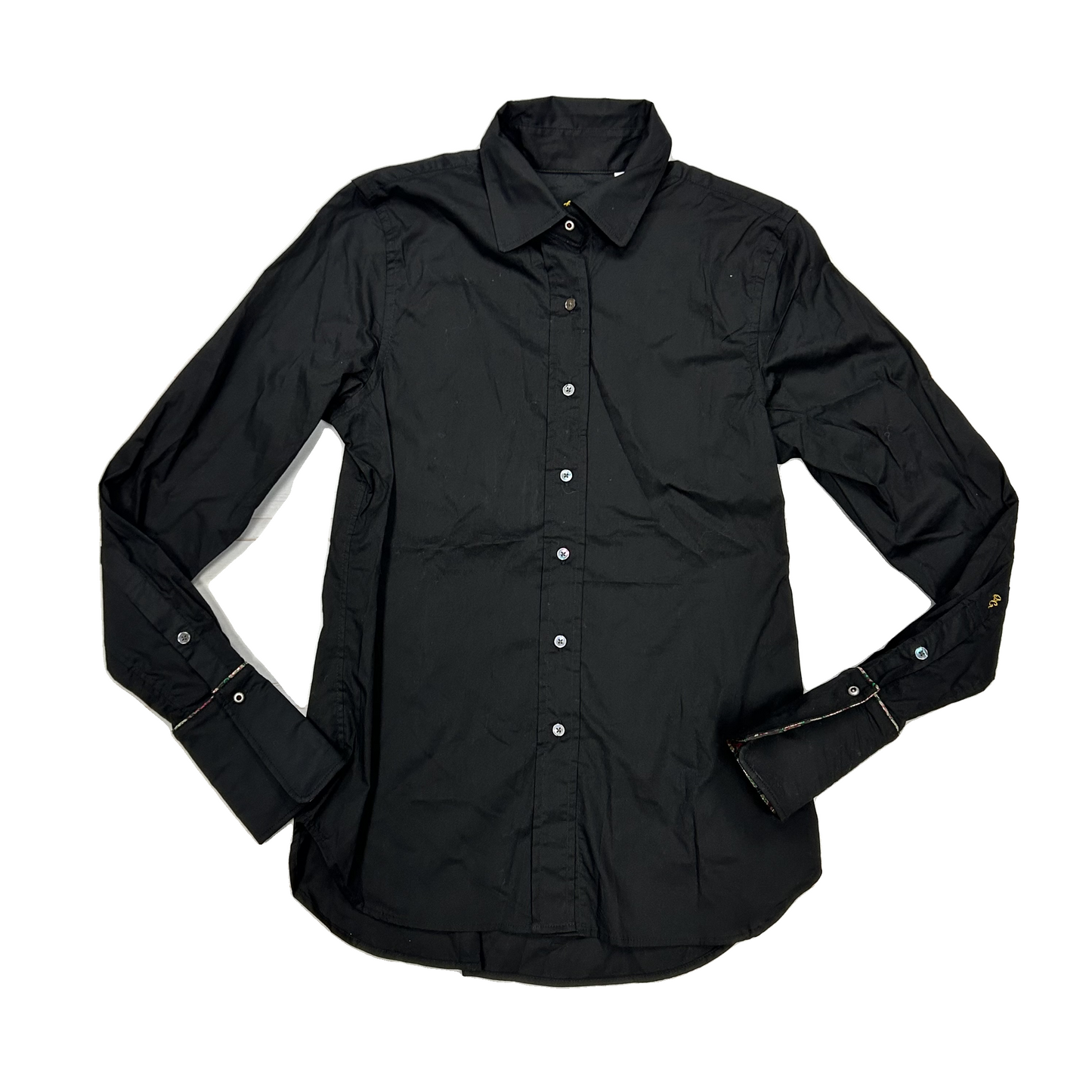 Top Long Sleeve By Robert Graham In Black, Size: S