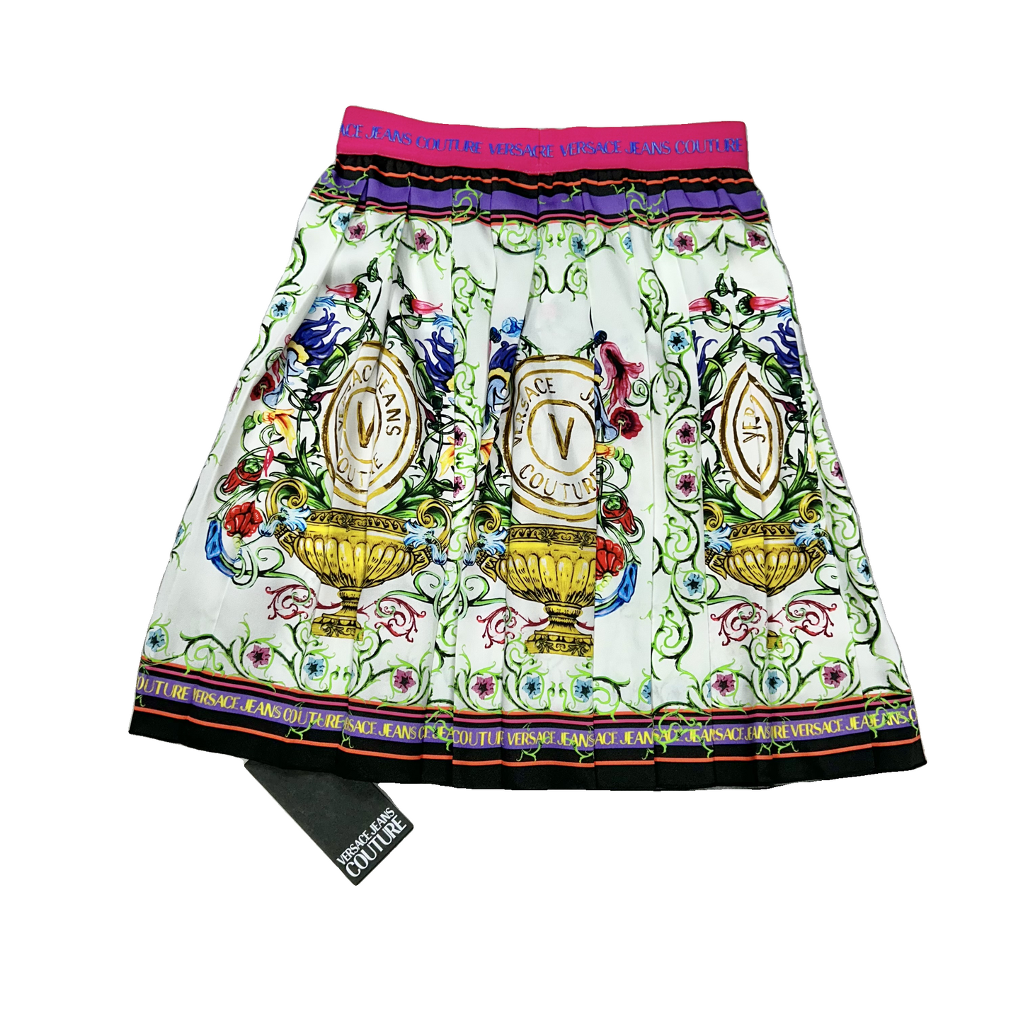 Skirt Luxury Designer By Versace In Multi-colored, Size: Xs