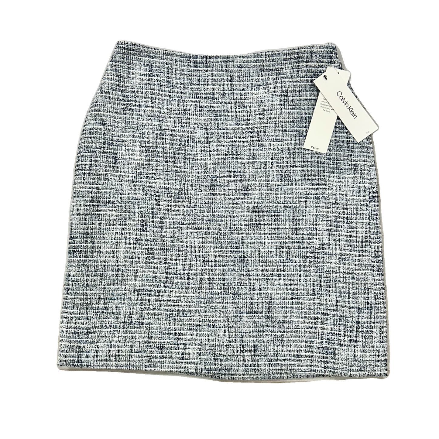 Skirt Mini & Short By Calvin Klein In Blue & White, Size: 4