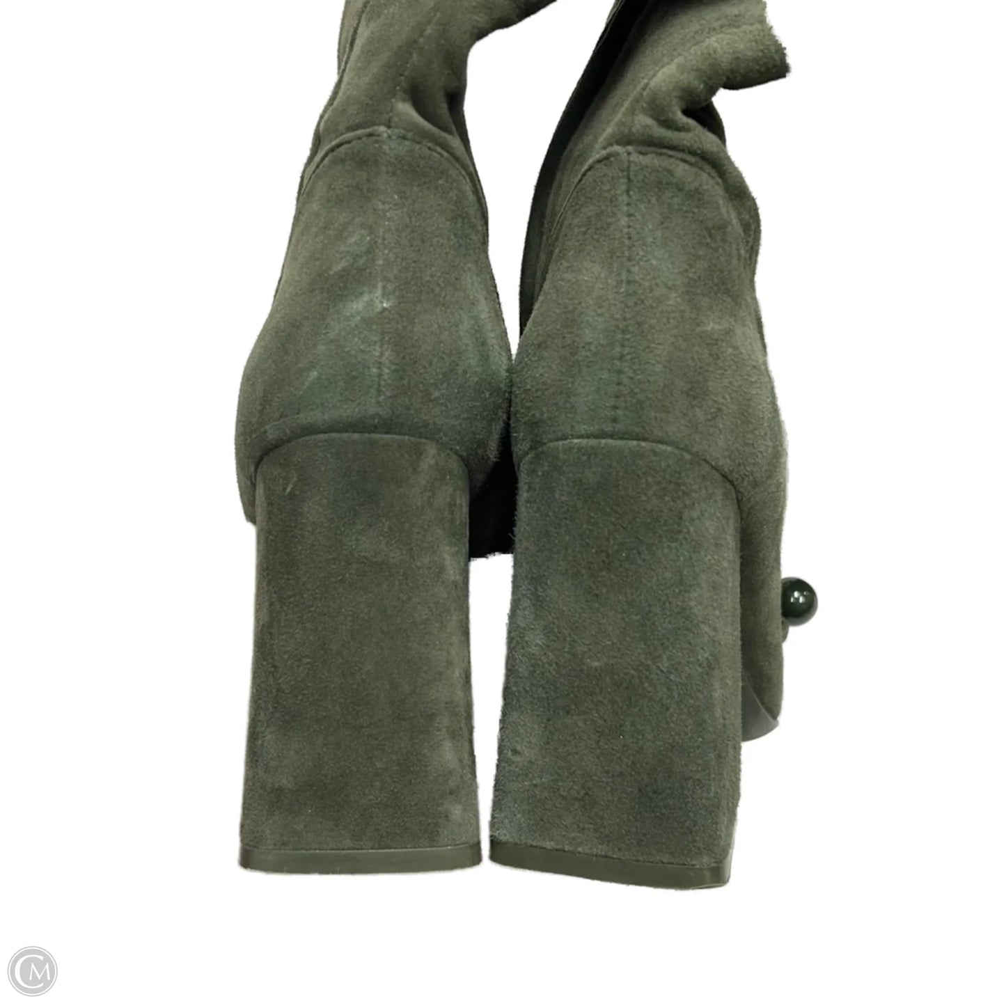 Boots Designer By Tory Burch In Green, Size: 5