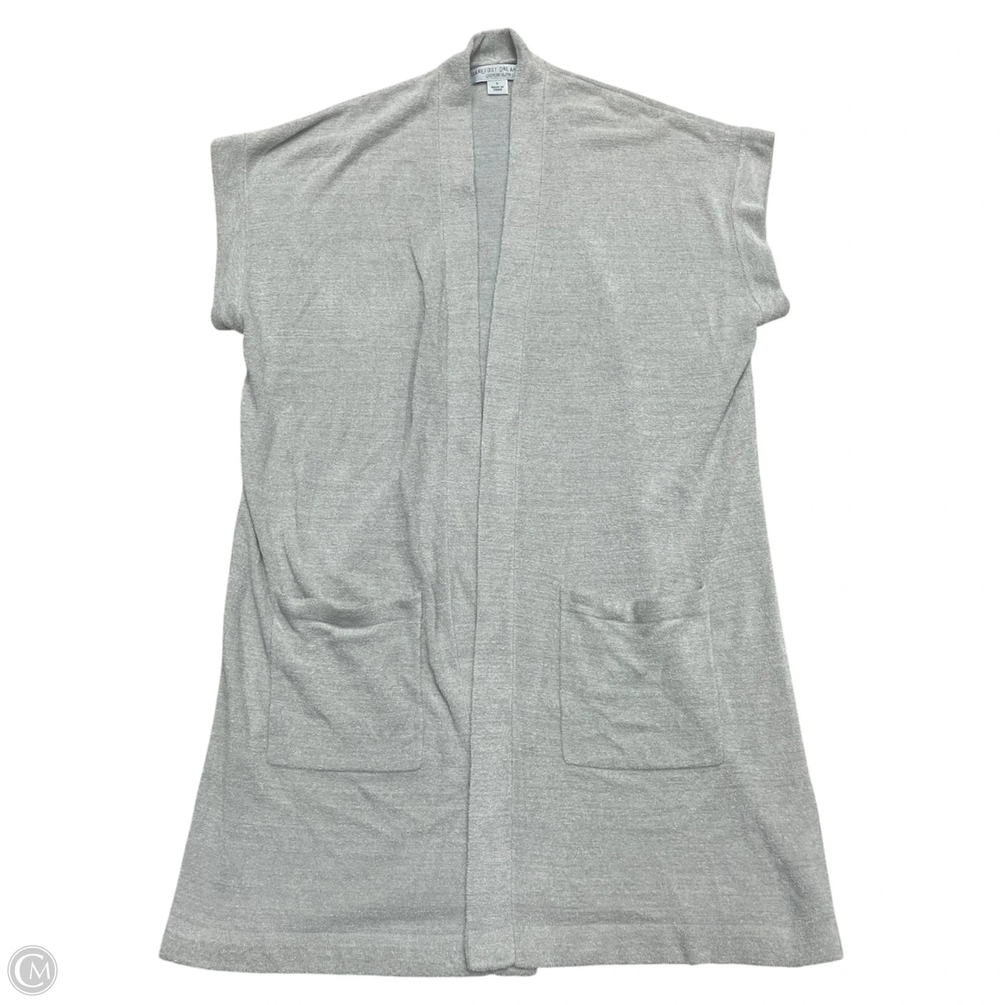 Sweater Cardigan By Barefoot Dreams In Grey, Size: S