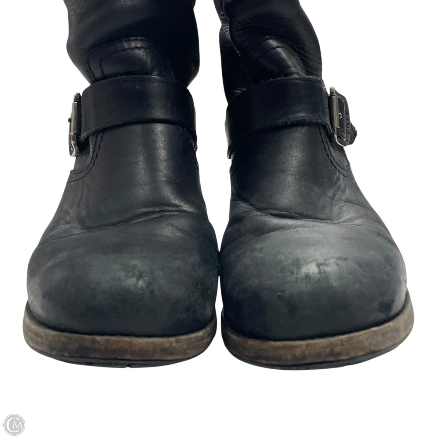 Boots Designer By Frye In Black, Size: 8.5