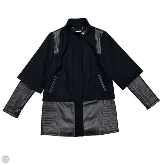 Coat Peacoat By Badgley Mischka In Black, Size: M