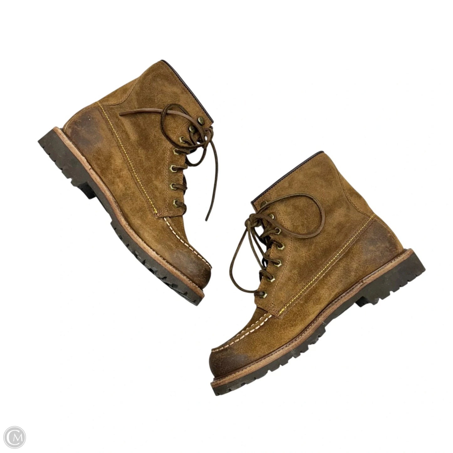 Boots Designer By Frye In Brown, Size: 9