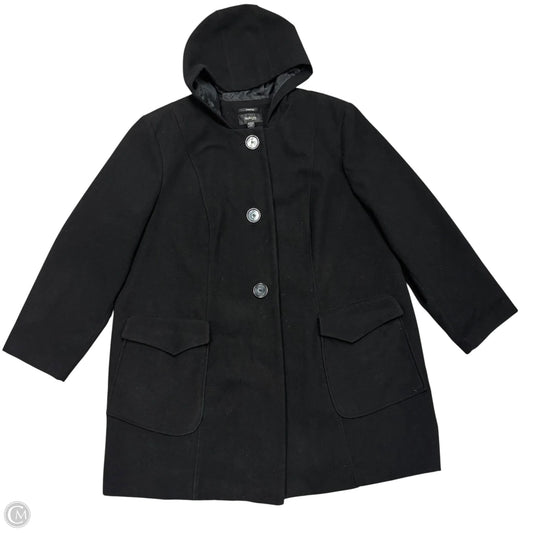 Coat Peacoat By Style And Co Collection Women In Black, Size: 3x