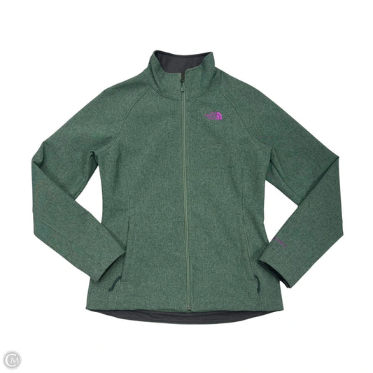 Jacket Windbreaker By The North Face In Green & Purple, Size: M
