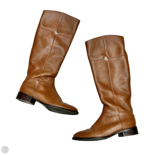 Boots Designer By Tory Burch In Brown, Size: 7.5