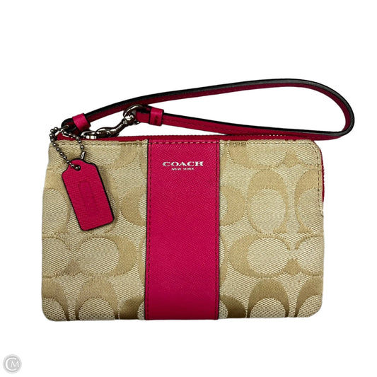 Wristlet Designer By Coach, Size: Small